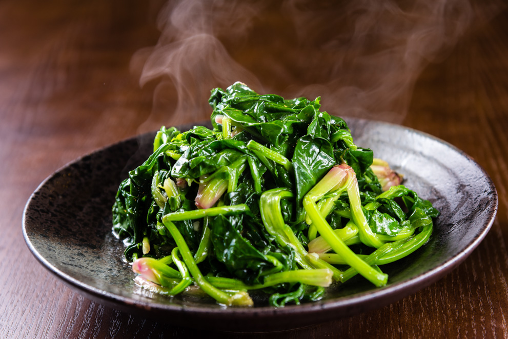 sauteed baby spinach